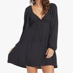 Roxy Black Long Sleeve Dress
